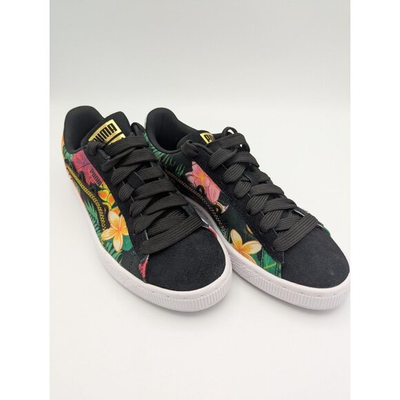 PUMA Haribo x Low-top Sneaker Women’s 7 Suede Jungle Floral Old Skool GUC - Picture 1 of 8